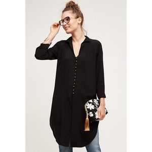 NWT Maeve (Anthropologie) long black ceycen tunic